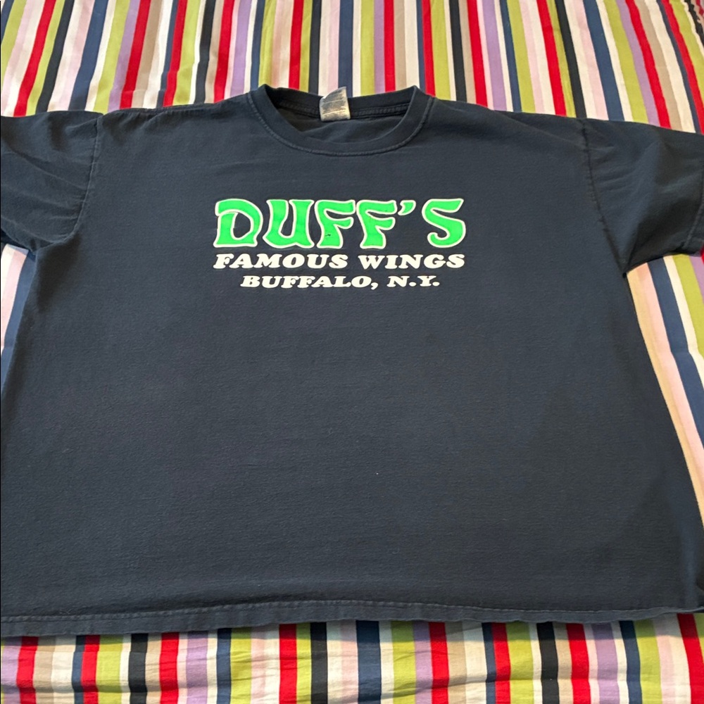Mens Short-Sleeve Tee - Navy with Green Logo